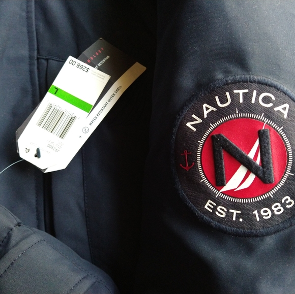 Nautica Men's Heavyweight Parka with Tempasphere Navy - Size Large - Picture 3 of 7